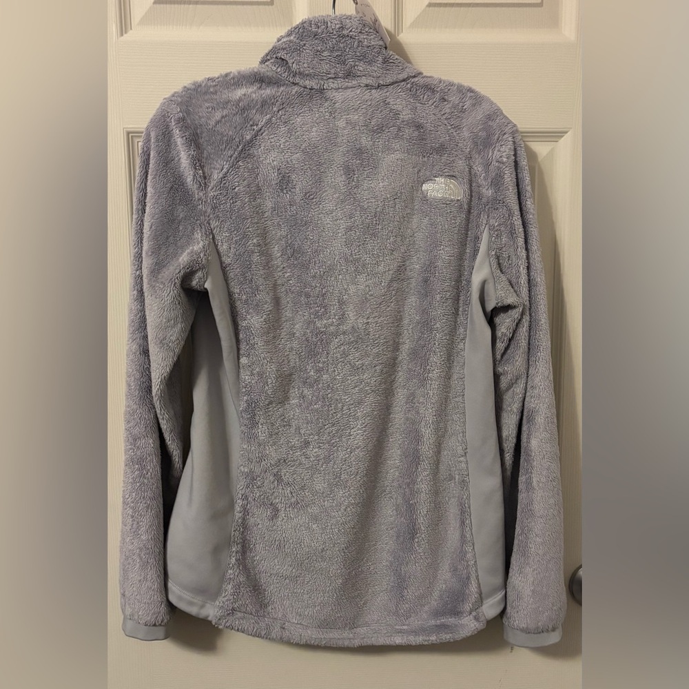 Vintage Women’s Grey The Northface Fleece Jacket 🐰 - Picture 3 of 3
